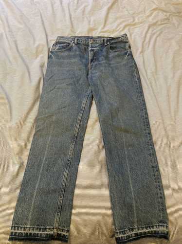 Helmut Lang 1999 Vintage Sanded Denim Jeans — DENIMGLASSES