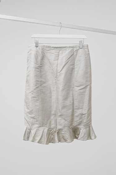 Armani Armani Silk Shantung Skirt - image 1