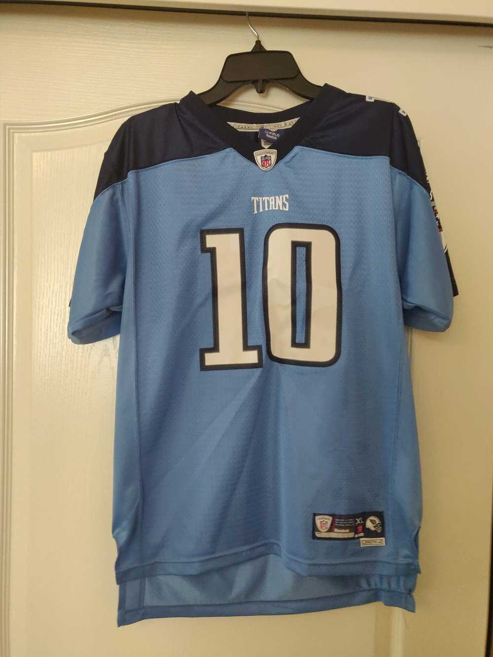 Tennessee Titans VINCE YOUNG # 10 Womens NFL Jersey, Gold and Silver –  Fanletic