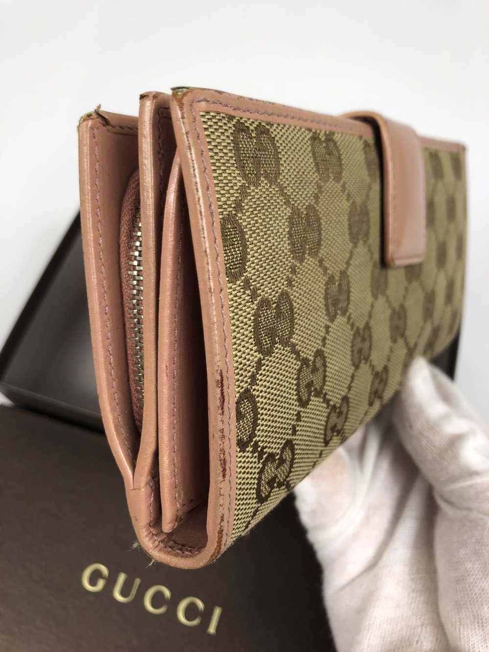 Gucci Gucci gg canvas monogram long wallet - image 10