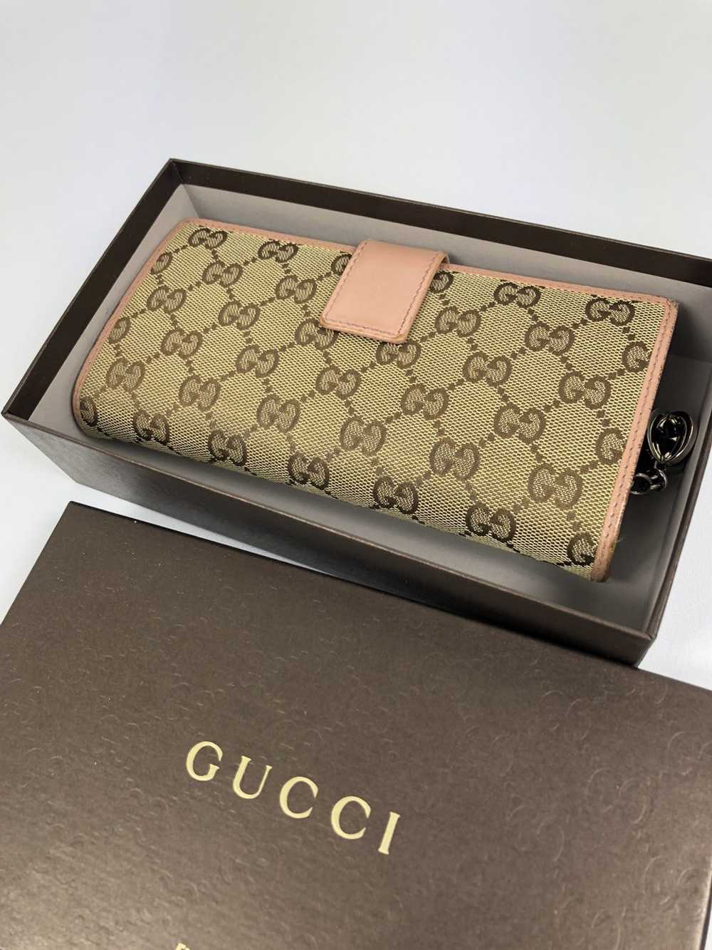 Gucci Gucci gg canvas monogram long wallet - image 1