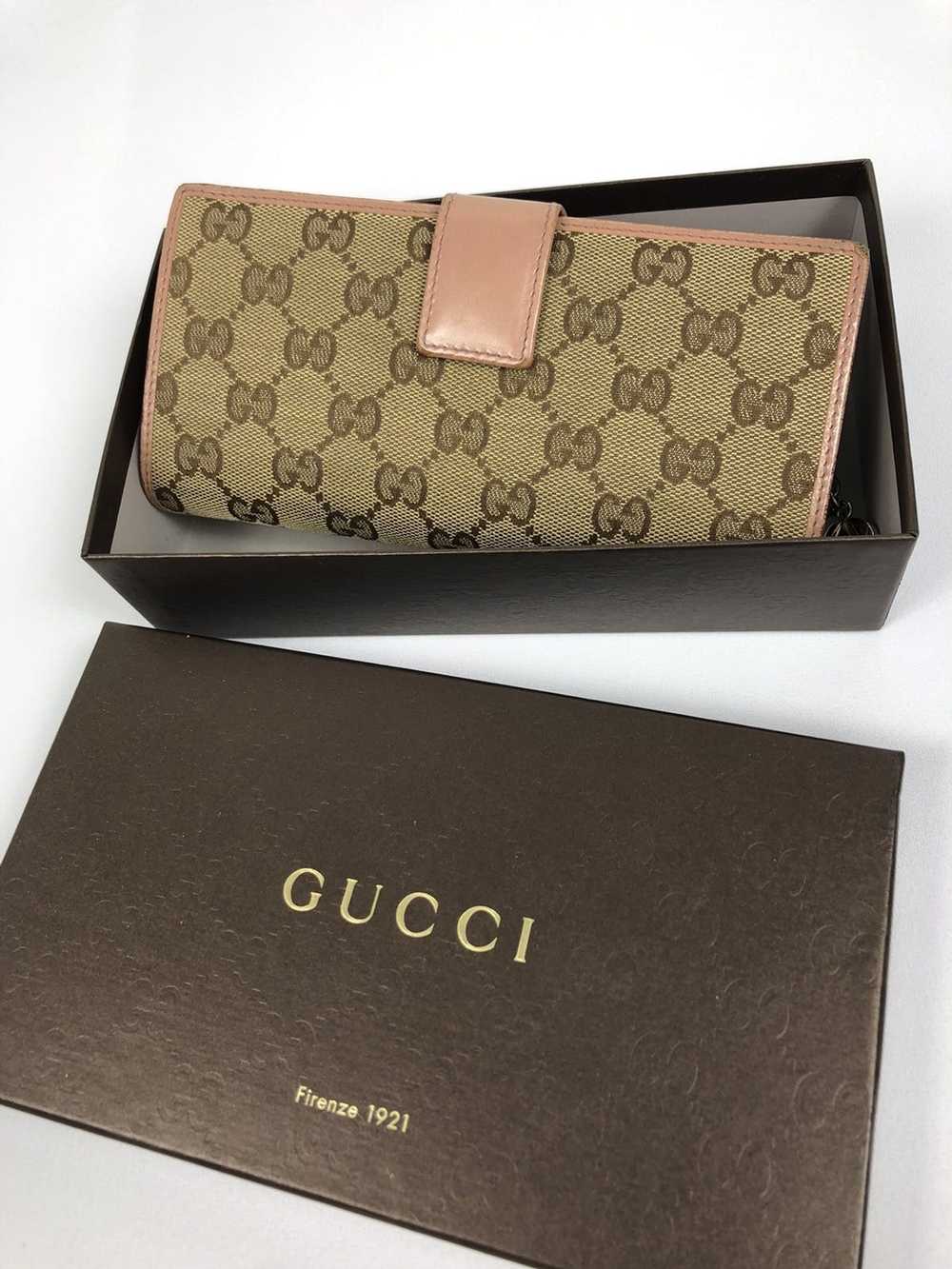 Gucci Gucci gg canvas monogram long wallet - image 2