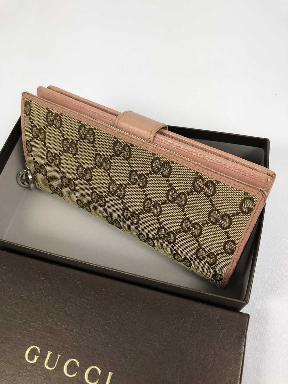 Gucci Gucci gg canvas monogram long wallet - image 3