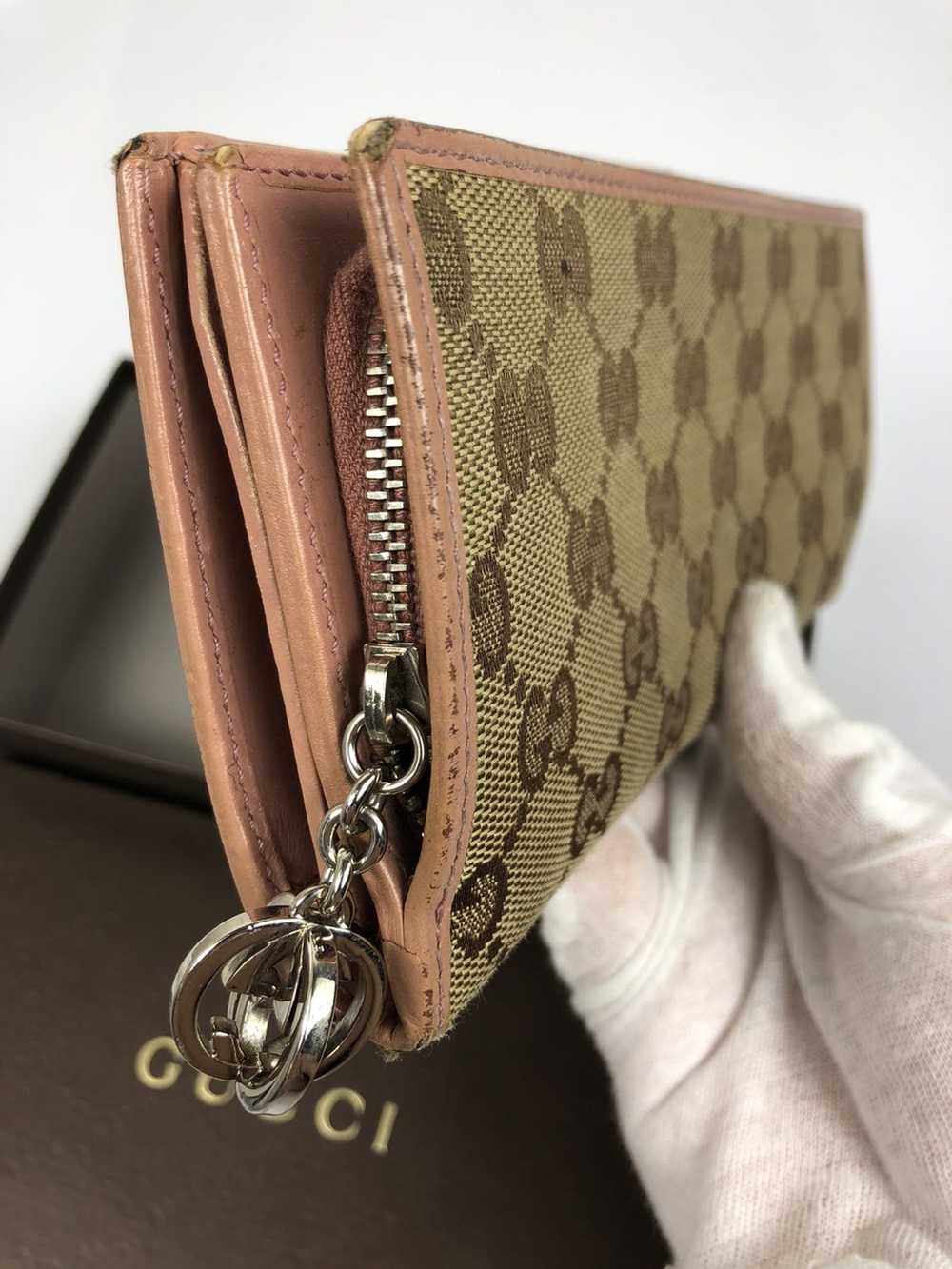 Gucci Gucci gg canvas monogram long wallet - image 9