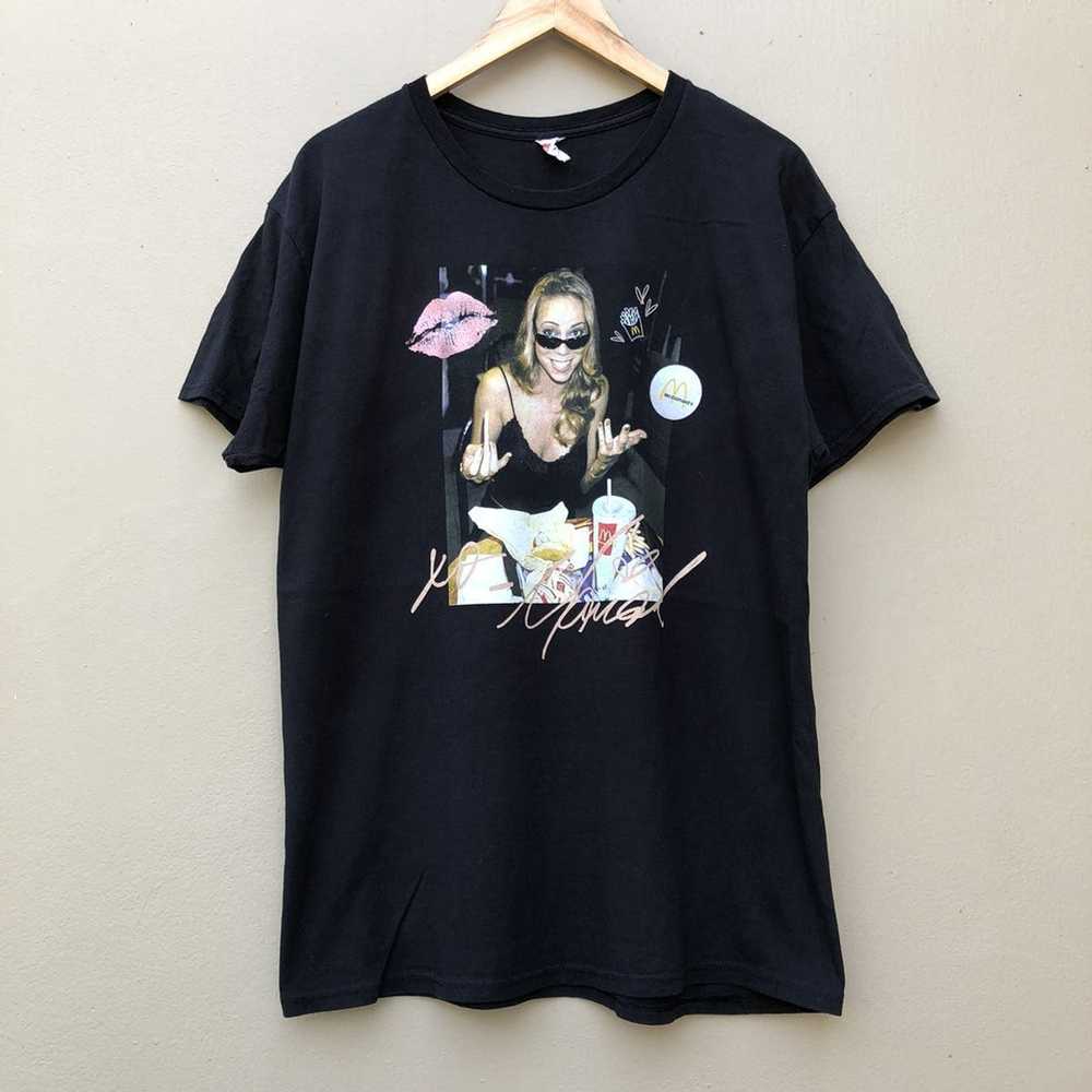 Streetwear × Vintage Mariah carey mcdonalds tee - image 1