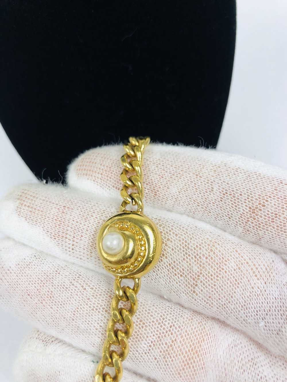 Dior Dior encrusted pearl bracelet - image 2