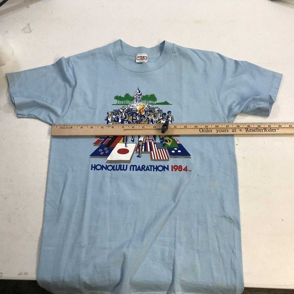 Vintage 1984 Crazy Shirt Honolulu Marathon T-shir… - image 7