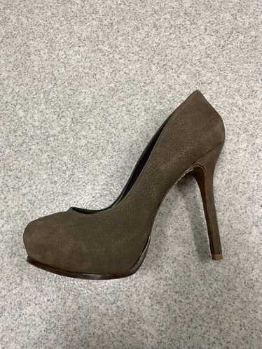 Schutz Brown Suede Classic Heels