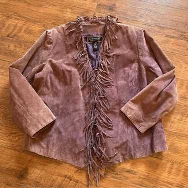 Other Dialogue Leather Jacket Coat Western Cowgir… - image 1