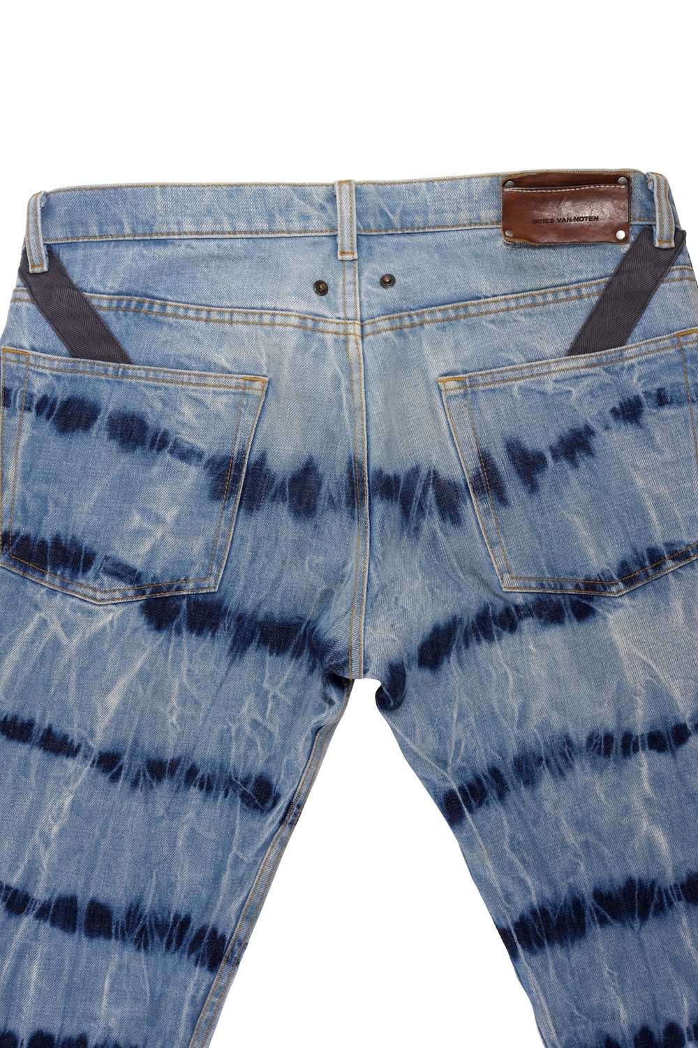 Dries Van Noten FW14 Runway Tie Dye Jeans - image 4