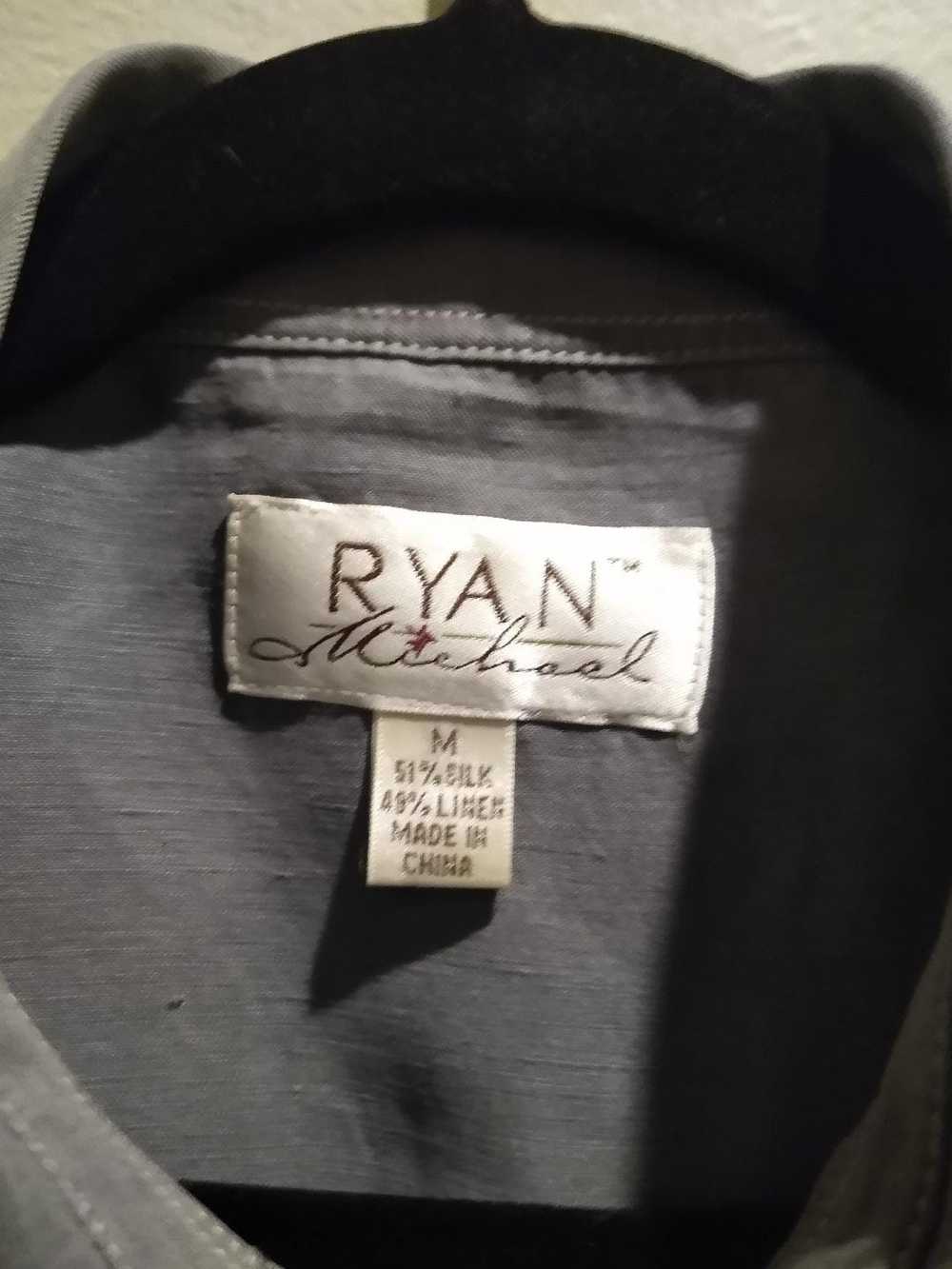 Other Ryan Michael Silk/Linen Western Style Shirt - image 3