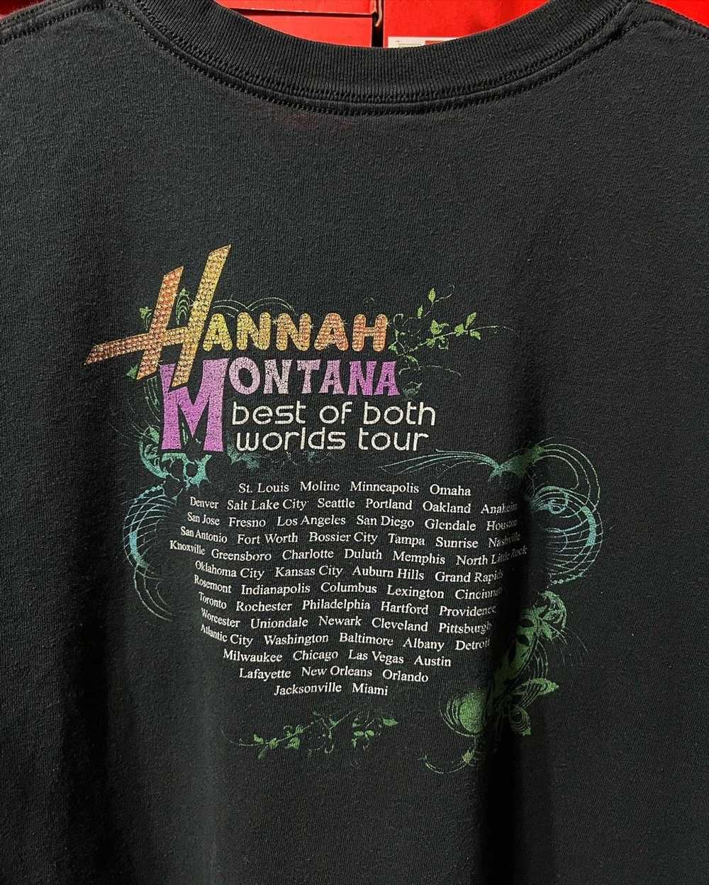Rare × Vintage Vintage 2007 Hannah Montana T-shirt - image 3