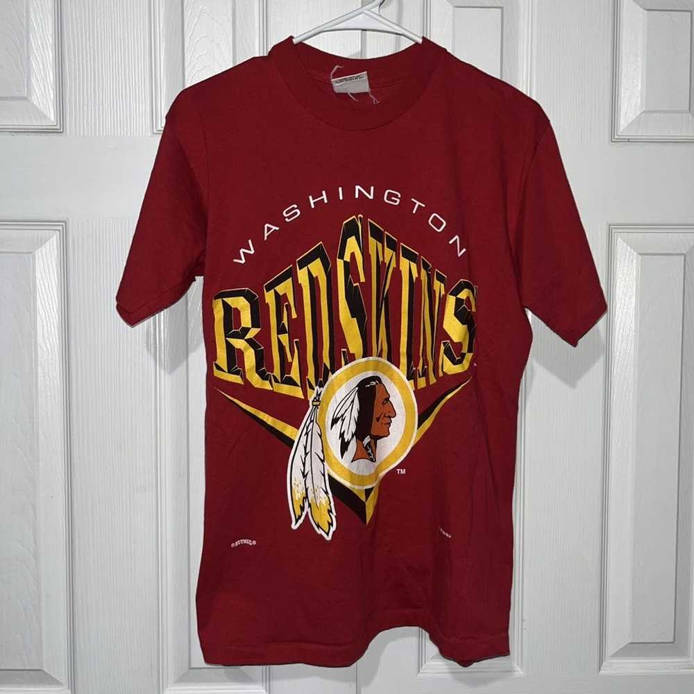 WASHINGTON REDSKINS VINTAGE 1990'S NUTMEG T-SHIRT ADULT LARGE - Bucks  County Baseball Co.