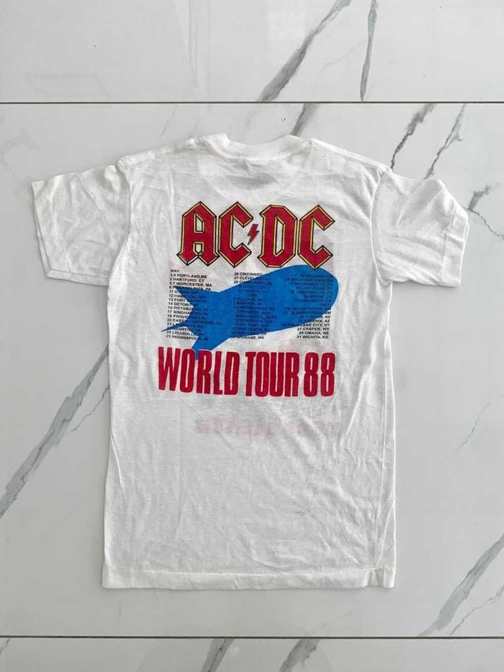 Ac/Dc × Screen Stars VINTAGE ACDC 1988 Heat Seeke… - image 2