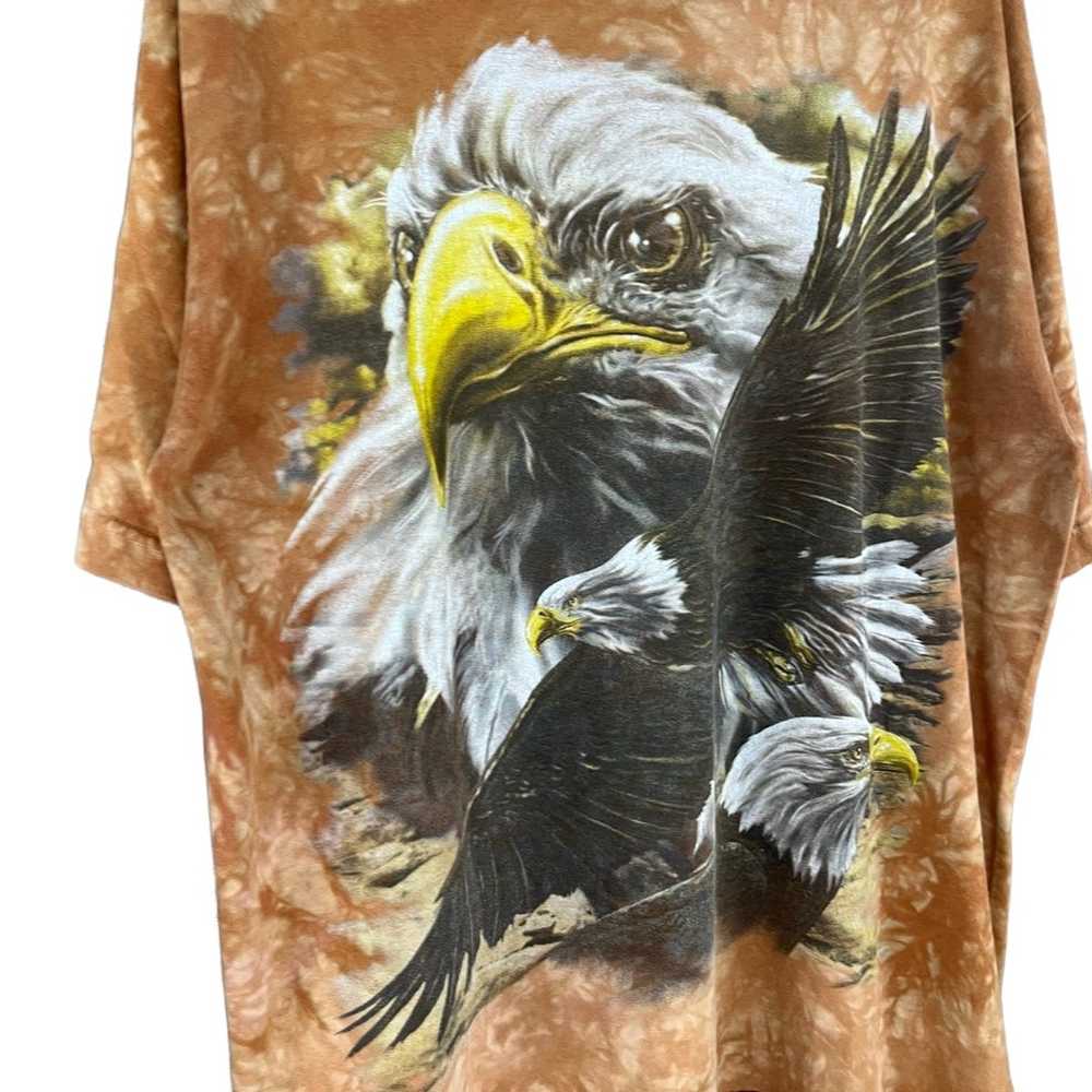 Vintage Vintage 90’s Eagle Nature Tie dye shirt - image 2