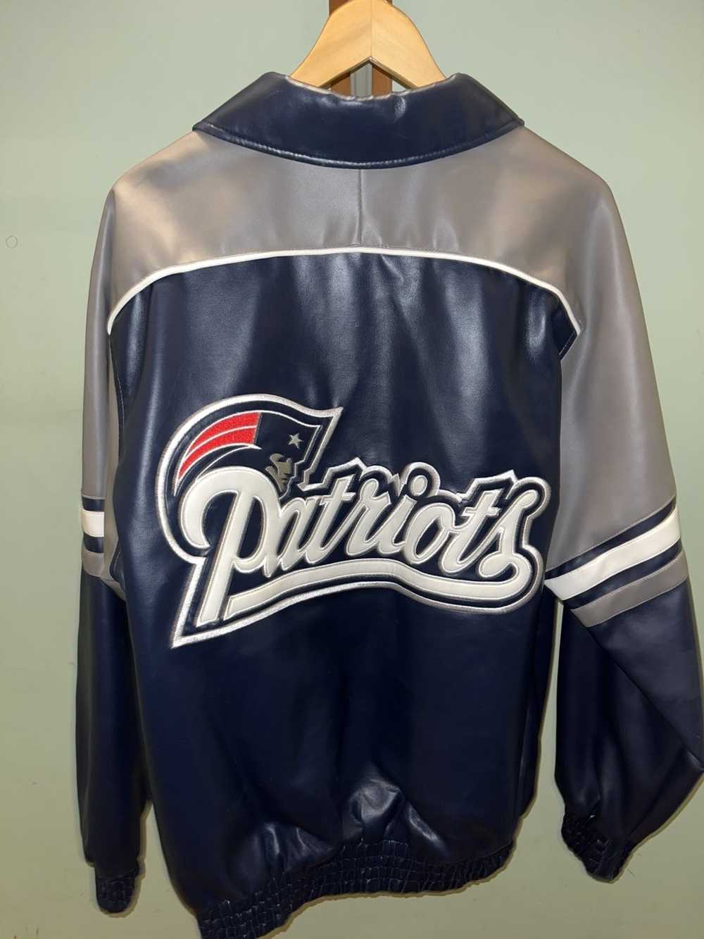 Leather Jacket × NFL × Vintage Vintage NFL Patrio… - image 2