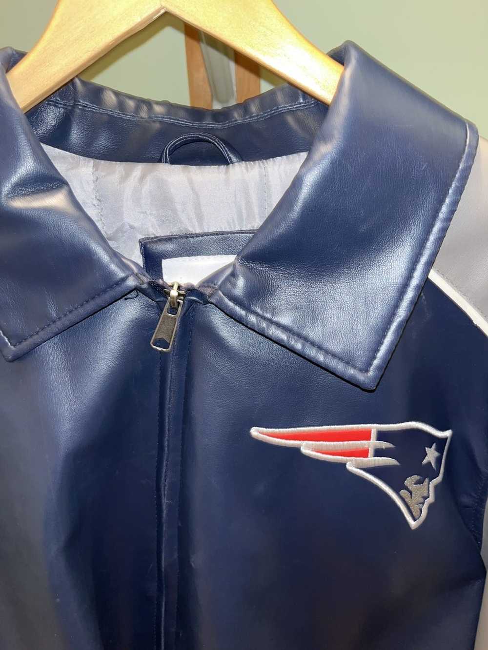 Leather Jacket × NFL × Vintage Vintage NFL Patrio… - image 3