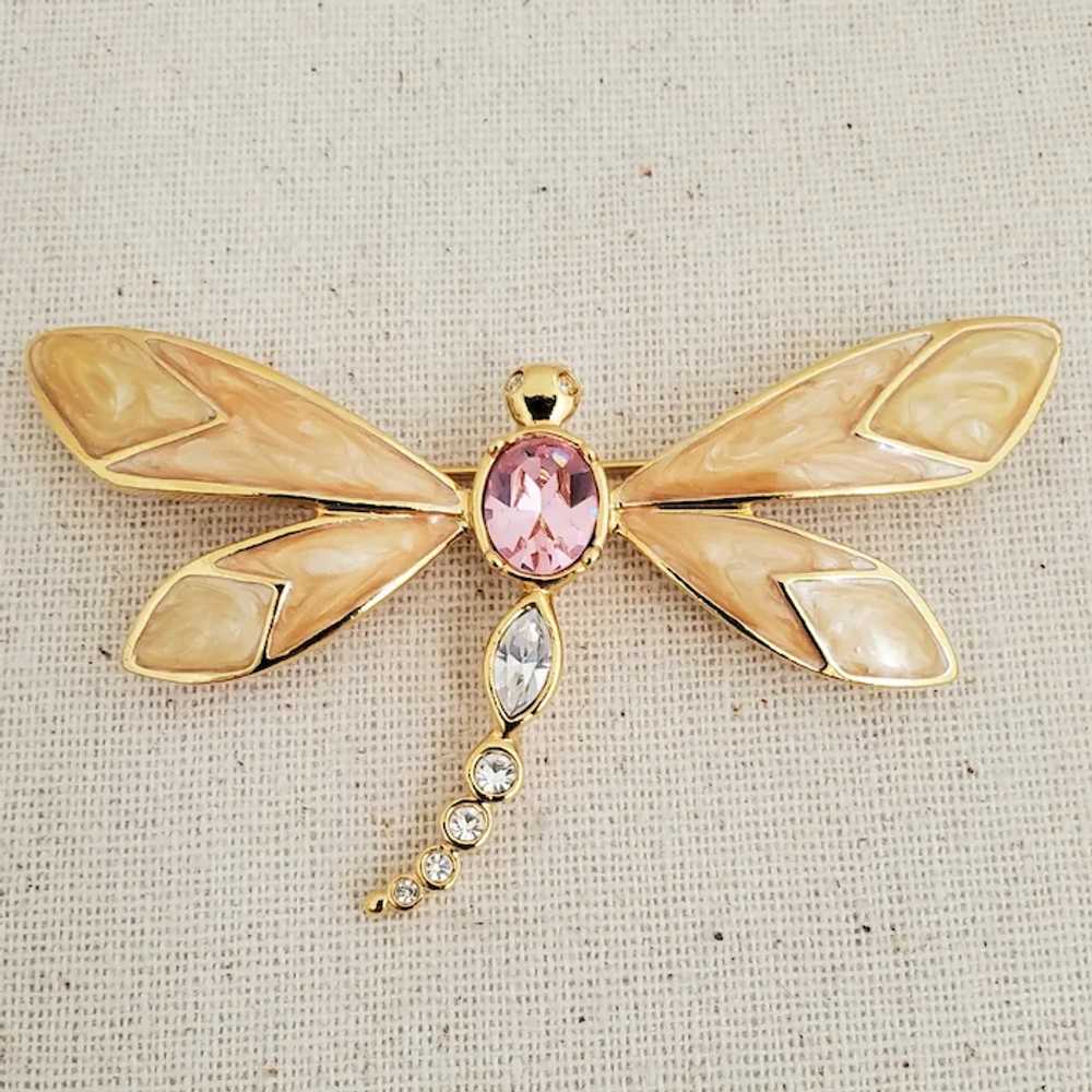 Vintage KJL Kenneth Lane for Avon Enamel & Crysta… - image 2
