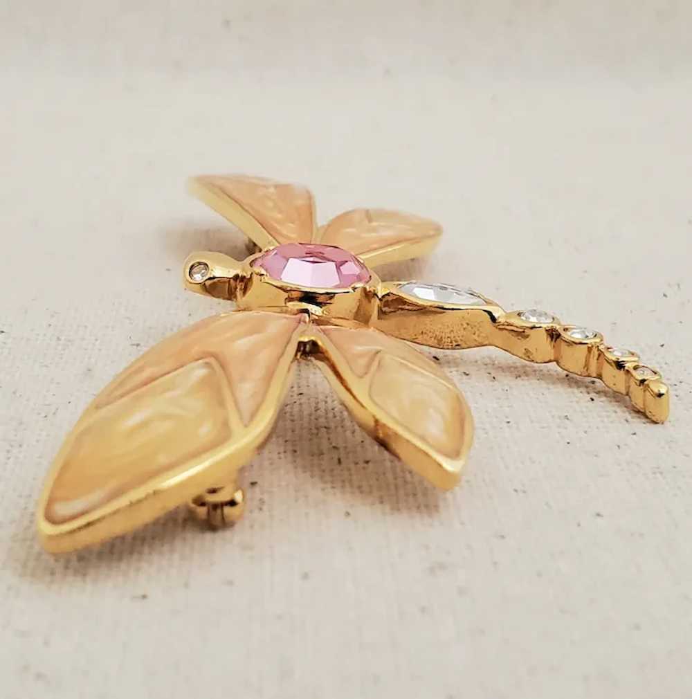 Vintage KJL Kenneth Lane for Avon Enamel & Crysta… - image 5