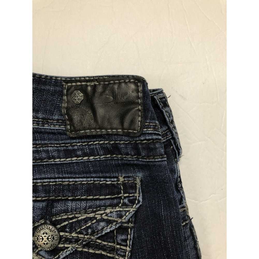 Silver Silver Suki Surplus Womens 29x30 Blue Deni… - image 6