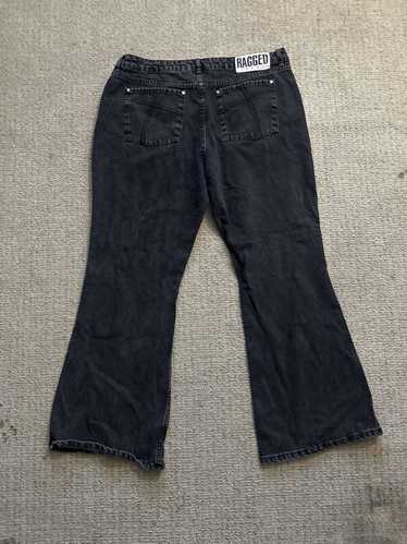 Ragged sale bottom jeans