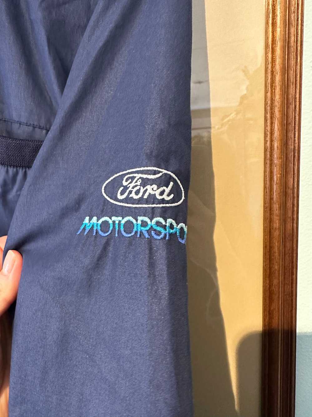 80's Ford Motorsport Motorcycle Jacket (Navy) - image 2