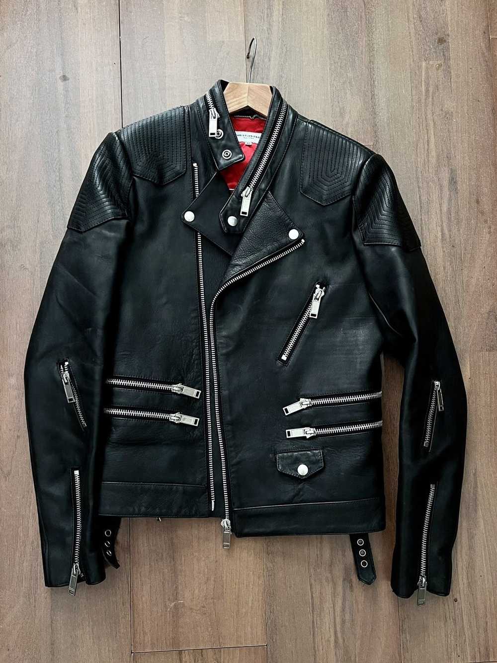 Christian Dada Christian Dada Leather Biker Jacket - Gem