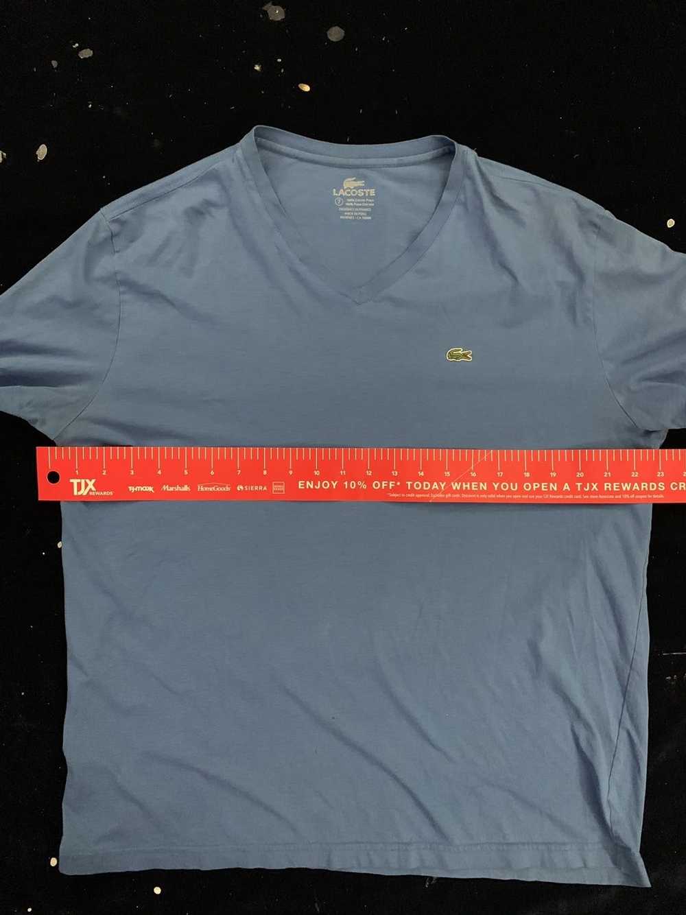 Lacoste LACOSTE SS Size 7 V Tee - image 5