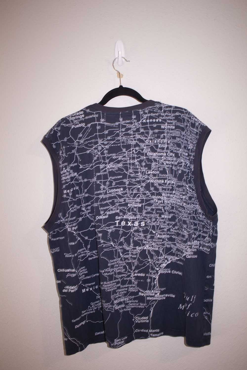 Vintage Vintage Texas Road Map Tank Top - image 2