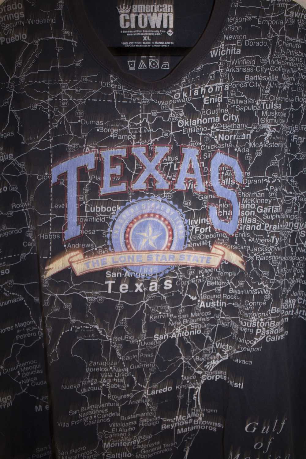 Vintage Vintage Texas Road Map Tank Top - image 3