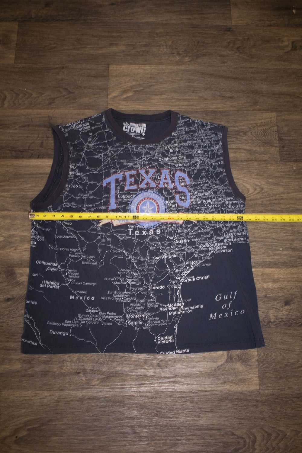 Vintage Vintage Texas Road Map Tank Top - image 5