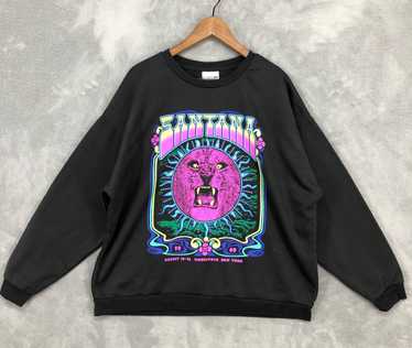 Rock Band × Vintage Carlos Santana Woodstock Swea… - image 1