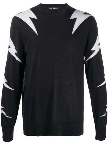 Neil Barrett Neil Barrett Thunderbolt Knit Sweater