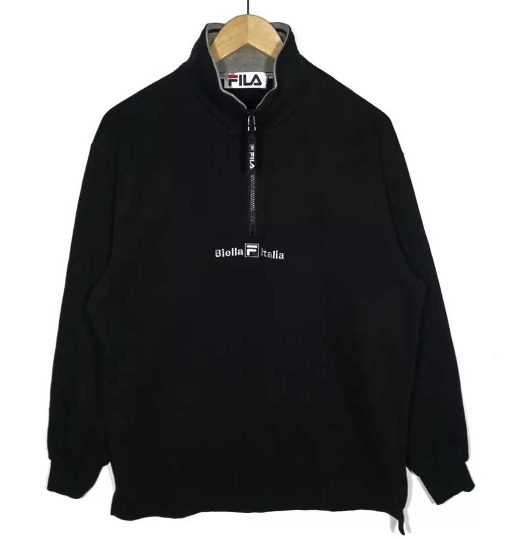 Fila × Vintage vintage Fila Sweatshirt Half Zippe… - image 1