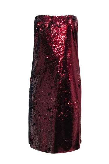 G. Label by Goop - Copper Red Sequin Midi Skirt Sz