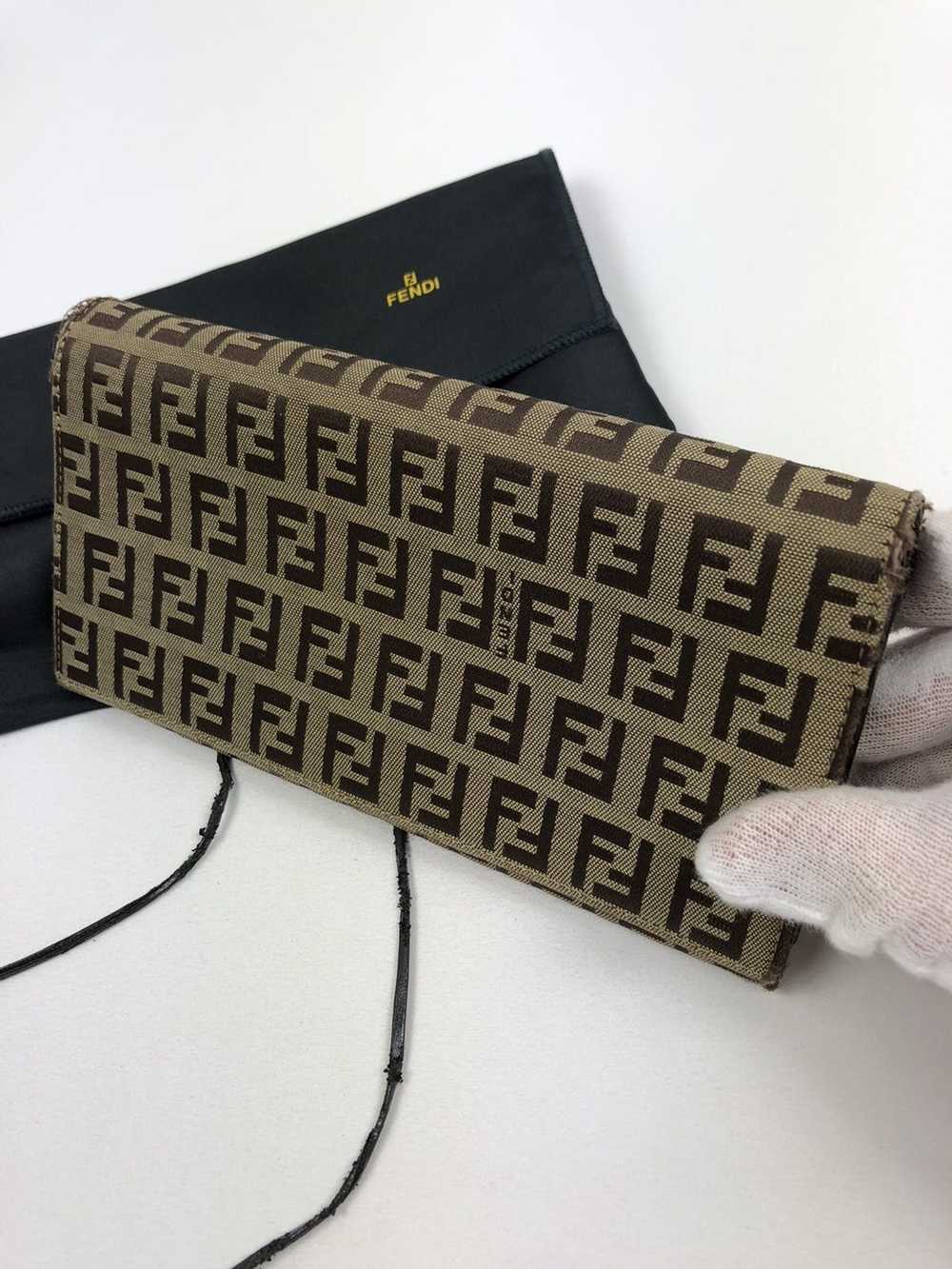 Fendi Fendi zucca monogram long wallet - image 1