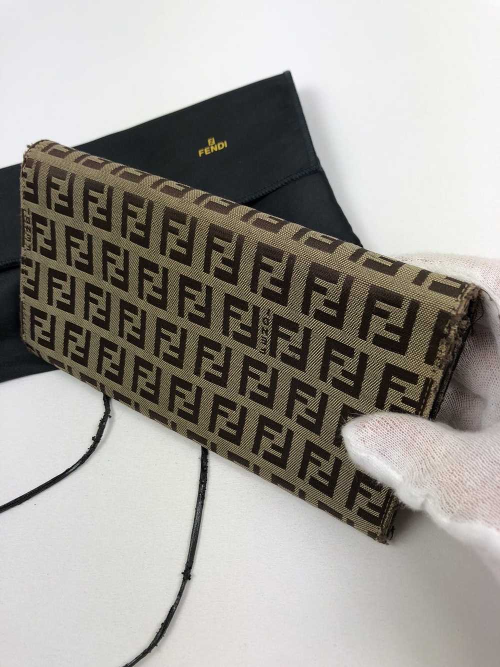 Fendi Fendi zucca monogram long wallet - image 2