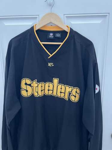 Arched Retro Lined Windbreaker Pittsburgh Steelers