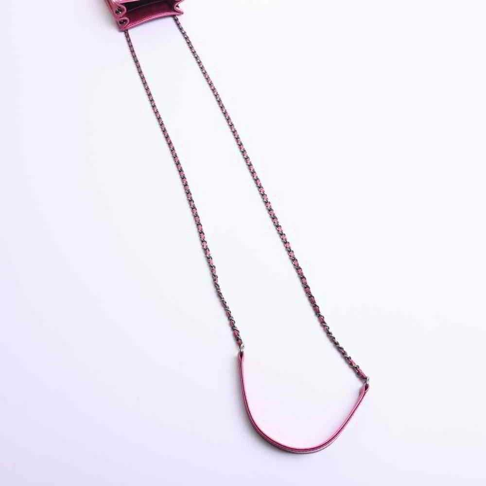 Chanel Enamel Coco Mark Chain Shoulder Bag Pochet… - image 4