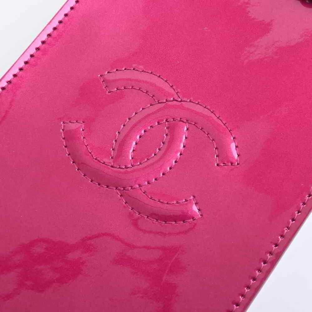 Chanel Enamel Coco Mark Chain Shoulder Bag Pochet… - image 6