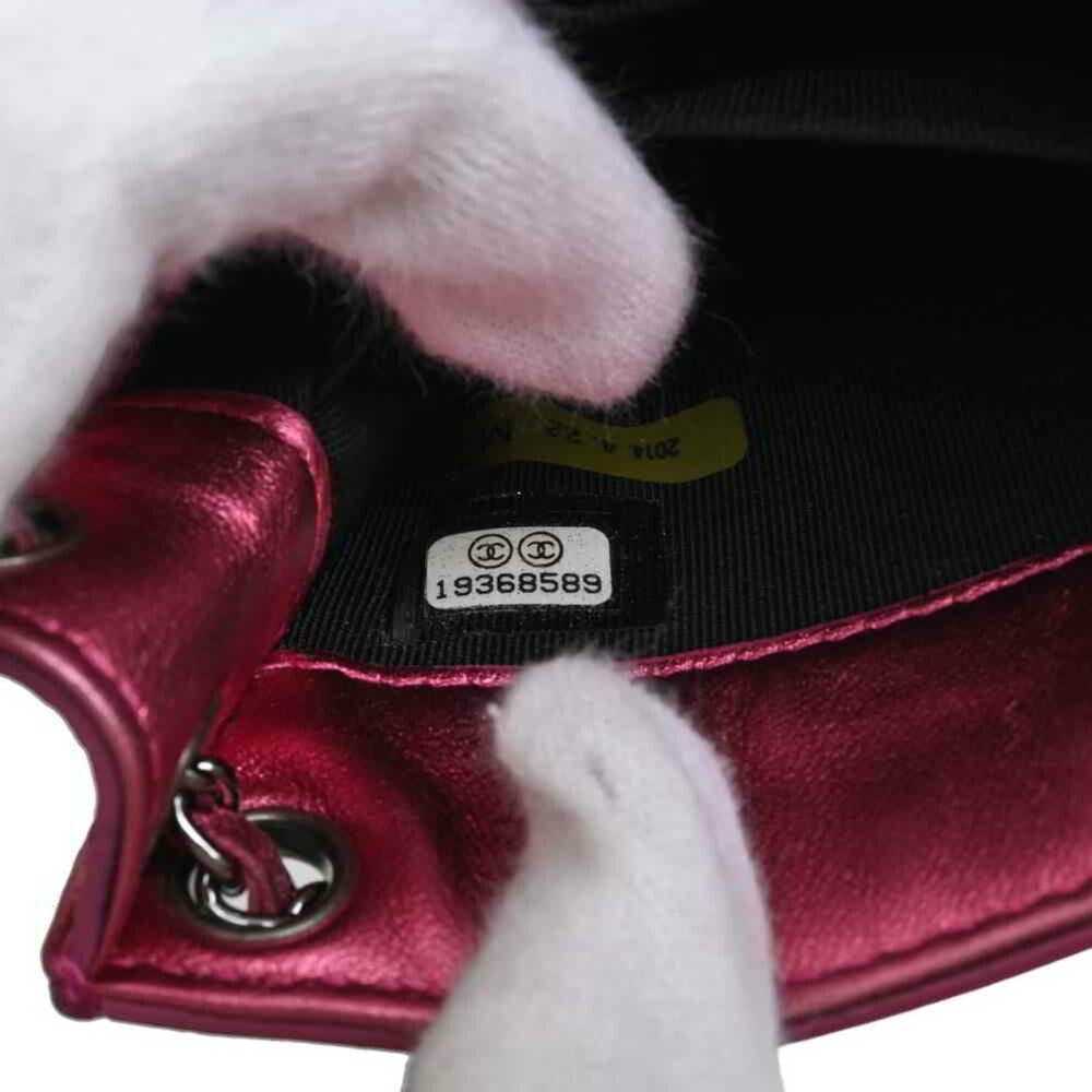 Chanel Enamel Coco Mark Chain Shoulder Bag Pochet… - image 9