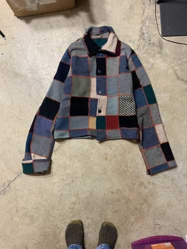 Custom Grunge Handmade Wool Quilt Jacket