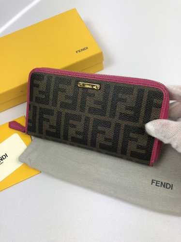 Fendi Fendi zucca monogram zippy wallet