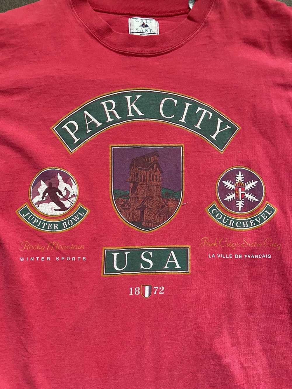 Authentic × Tee × Vintage Vintage park city USA l… - image 2