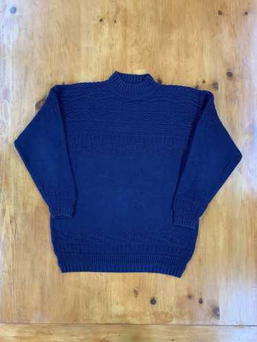 Coloured Cable Knit Sweater Vintage Liz Wear Patte