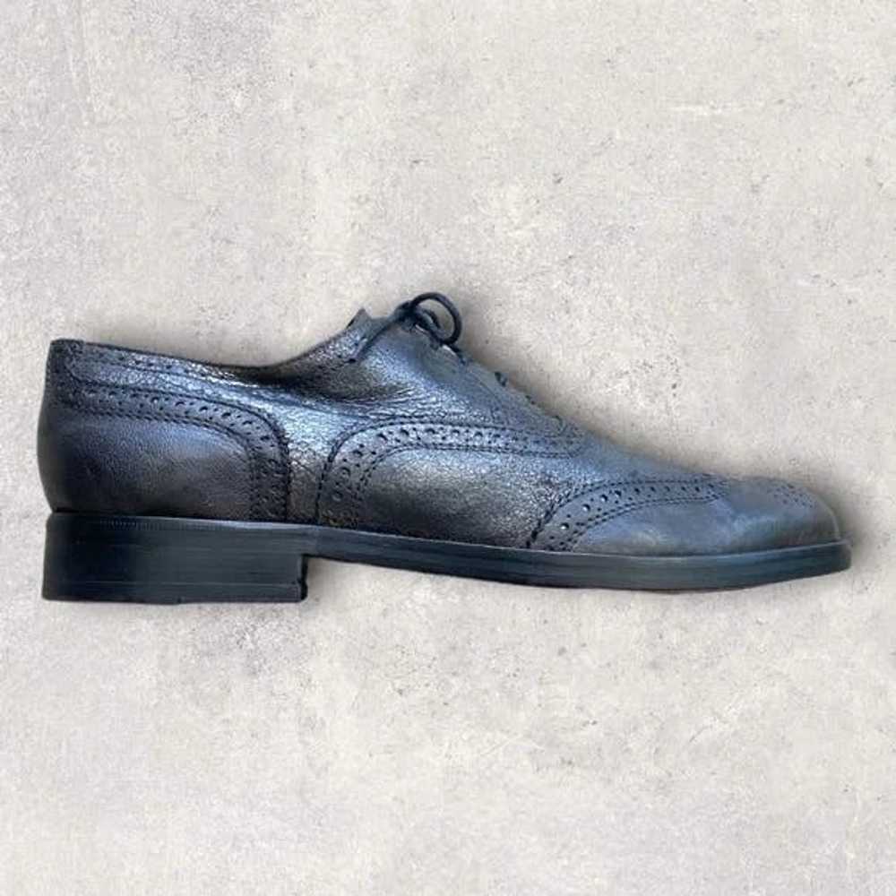 Kenneth Cole Lace-Up Metallic Dark Gray Leather W… - image 6