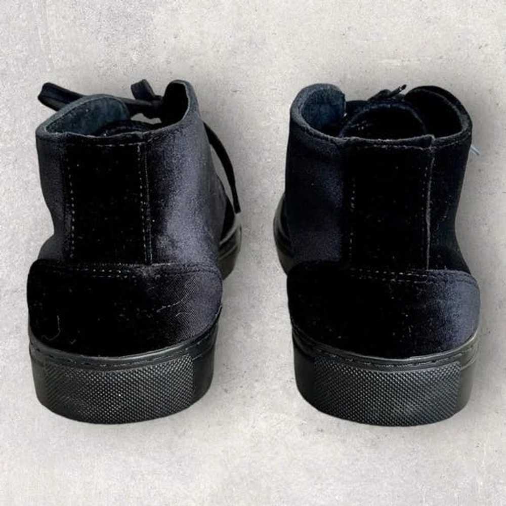 Velvet SUPPLY LAB Daniel Black Velvet Ankle Sneak… - image 4
