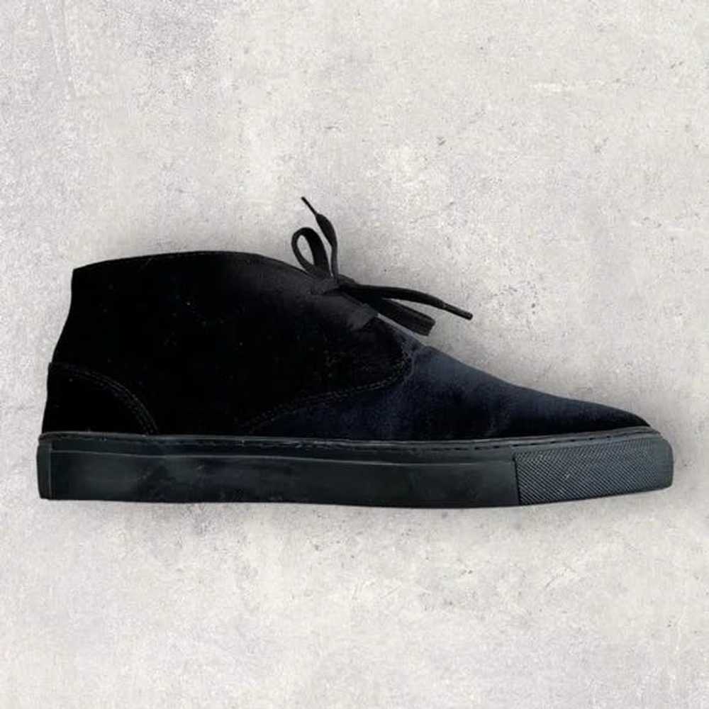 Velvet SUPPLY LAB Daniel Black Velvet Ankle Sneak… - image 7