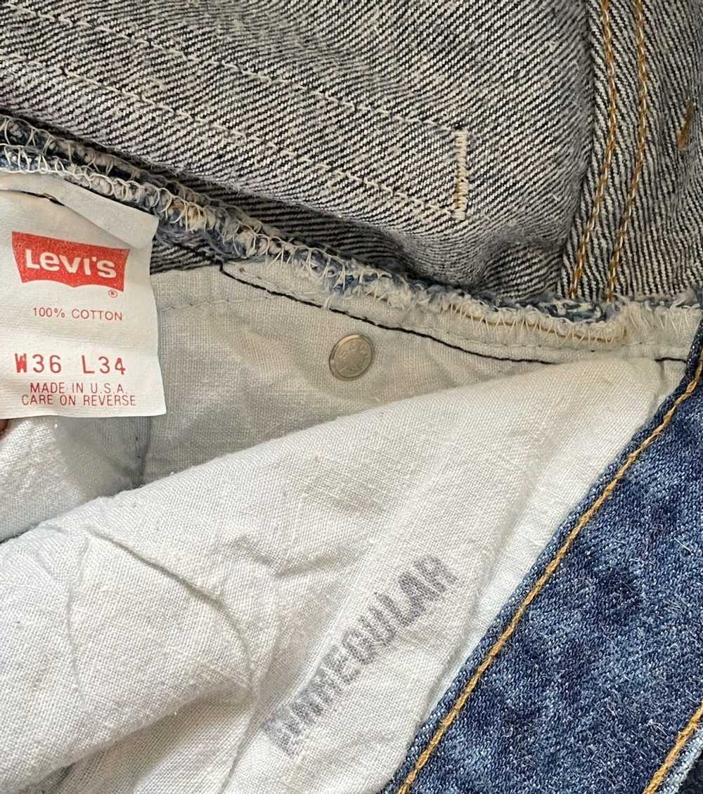 Levi's × Streetwear × Vintage 1990s Levi’s 501 da… - image 5