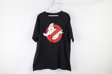 VTG Faded The Ghostbusters Movie Promo TShirt Black Size S